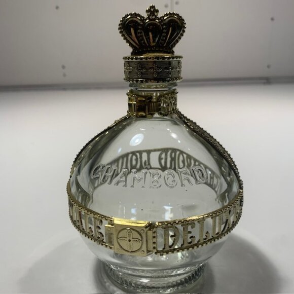 Chambord Royale Deluxe Crown Bottle – Empty – Bar Cart Decor - Picture 2 of 8
